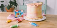 Pastel acuarela Receta | Dr. Oetker