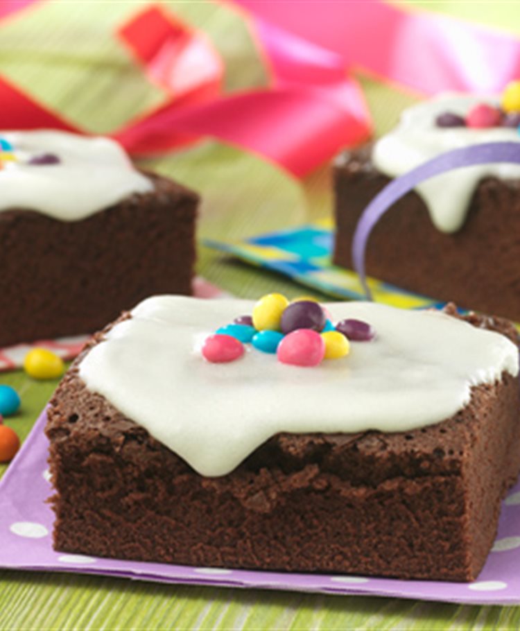 Brownies con glaseado Receta | Dr. Oetker