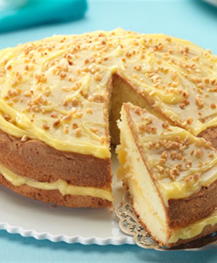 Tarta de crema de limón