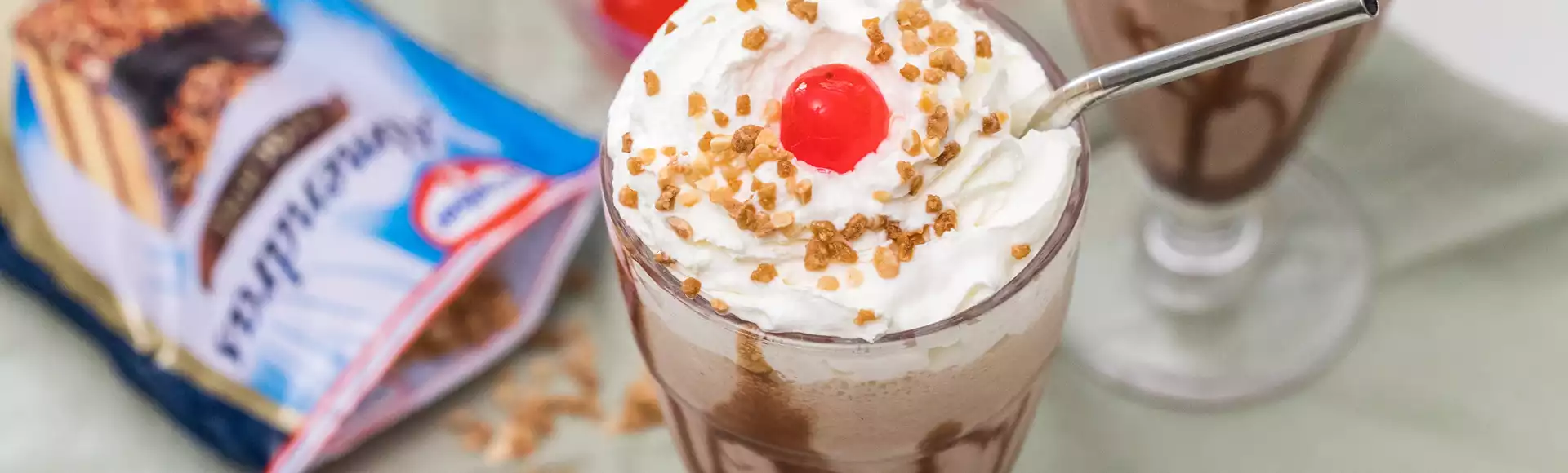 Milkshake de chocolate Receta | Dr. Oetker